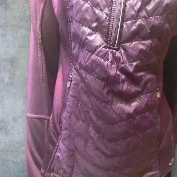 Women’s Champion Duo Dry Venture Warm Maroon quilted pullover size M - Picture 5 of 12